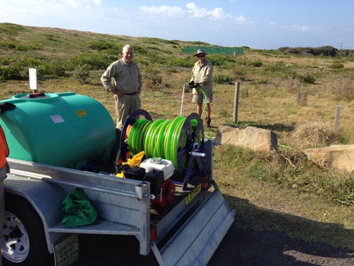 watering trailer